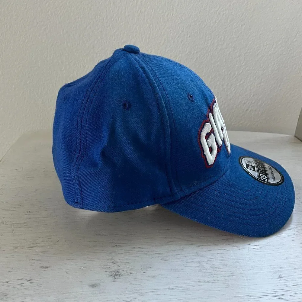 New York Giants Hat Cap Strap Back Blue White NFL Football Adjustable Mens